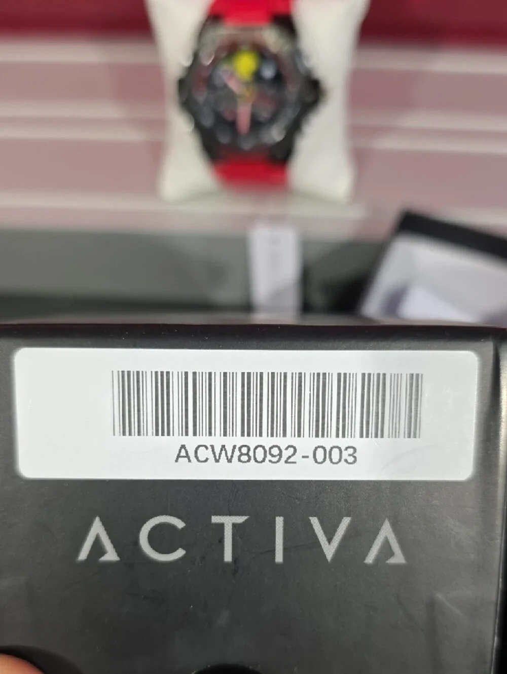 Activa X Invicta Black Red 55mm Sport Watch ACW8092-003 New With Box